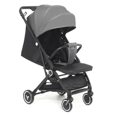 Teknum Travel Cabin Stroller with  Coffee Cup Holder - Grey